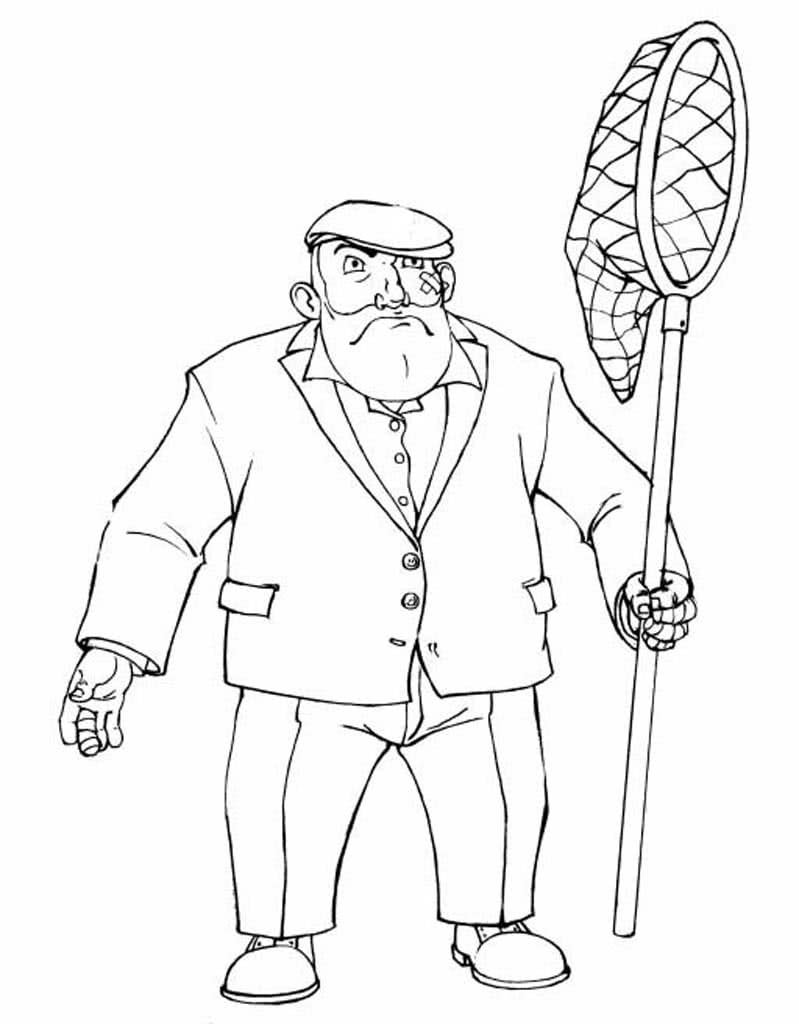 Лесник рисунок карандашом