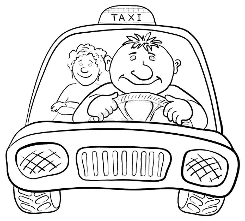 Рисование водитель машины