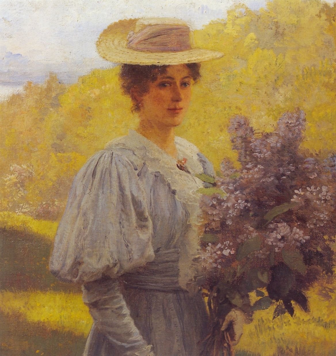 Натюрморты гуашью сирень