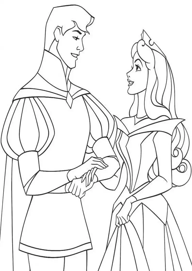 Ариэль и принц Эрик за столом