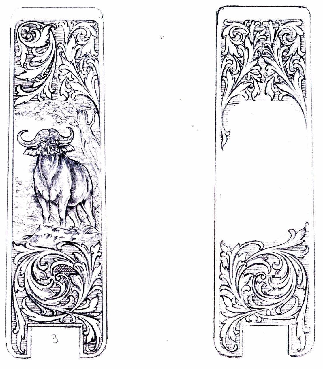 Трафарет угловой