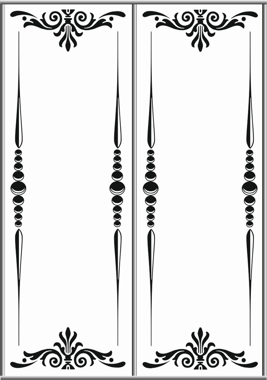 Трафарет на доску для нард