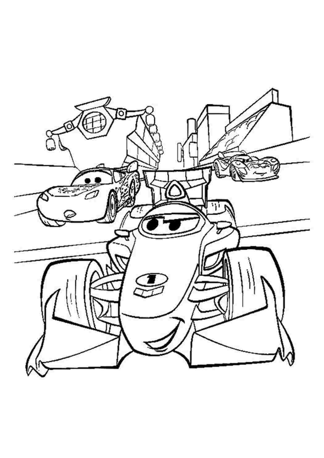 Молния Маккуин Тачки 3 раскраска