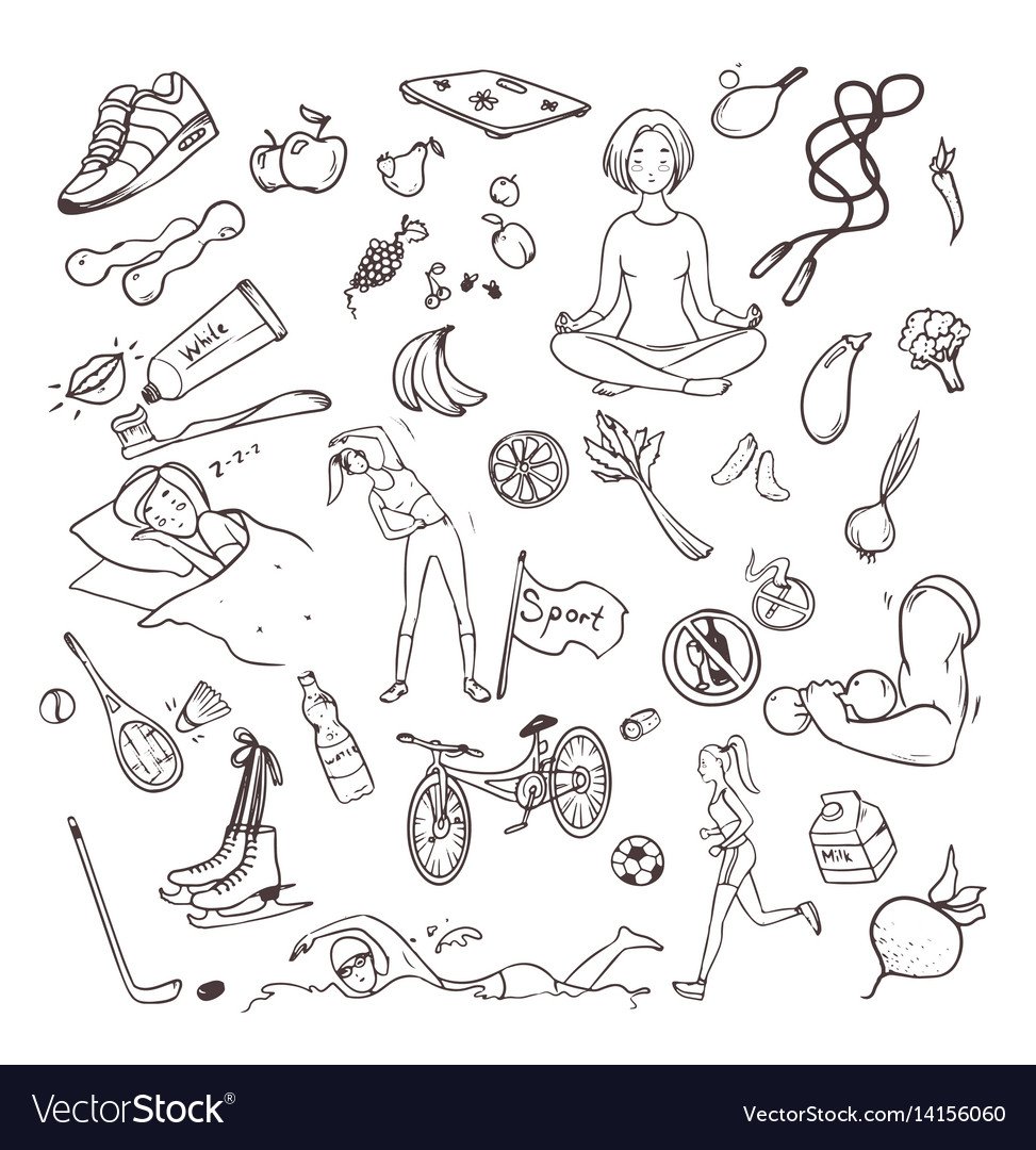 Раскраска витамины