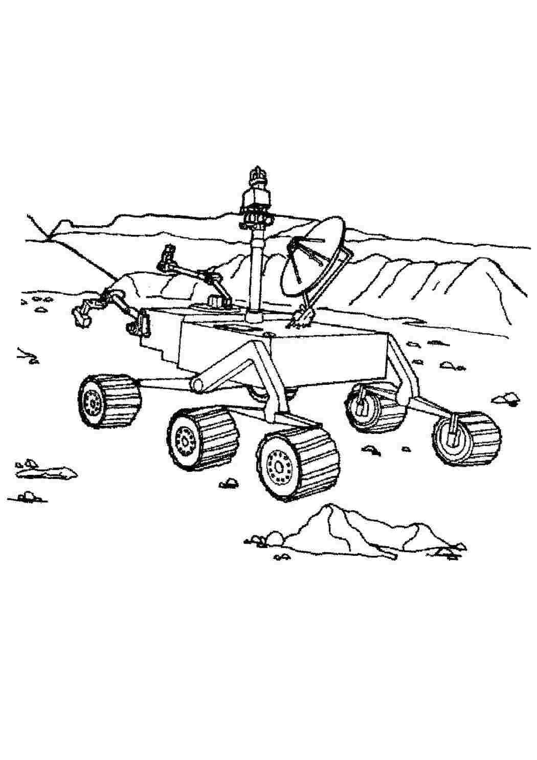 Луноход рисунок