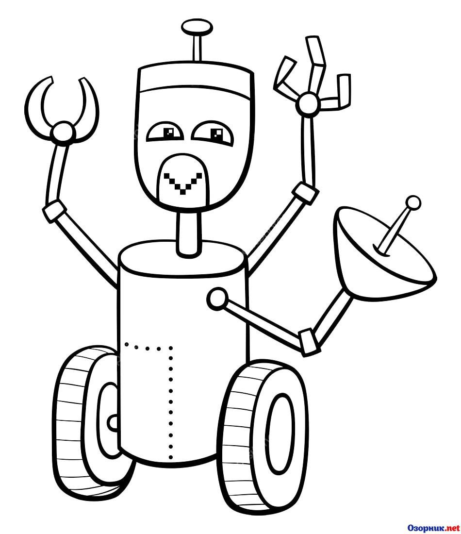 Луноход раскраска для детей