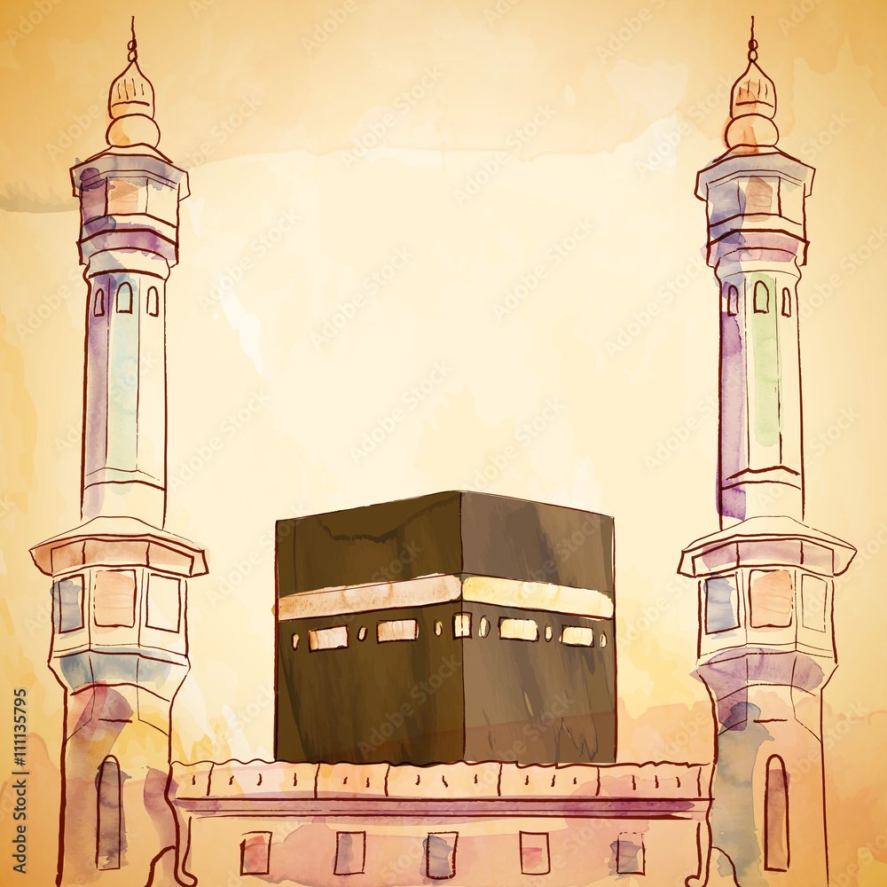 Мечеть Кааба вектор