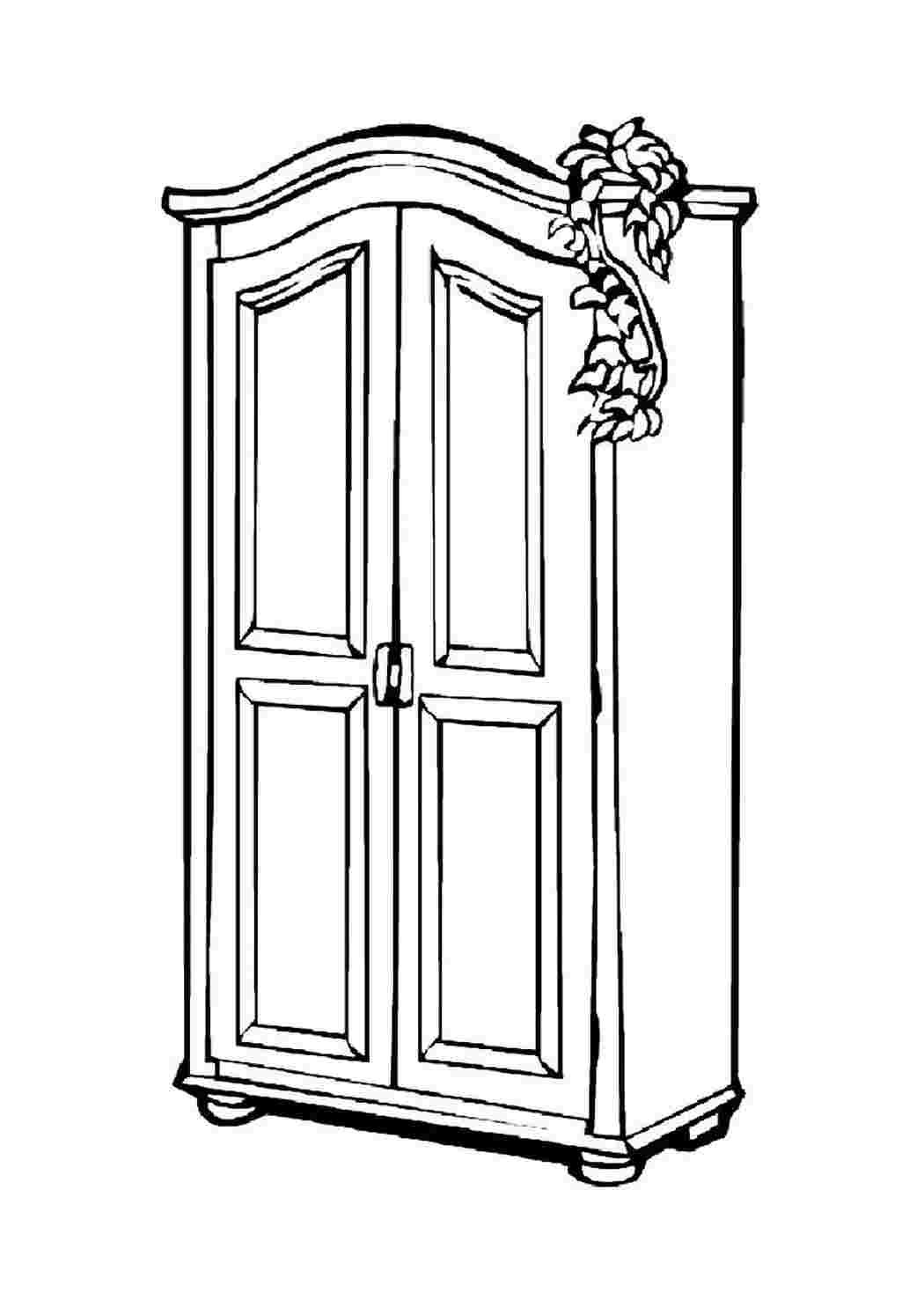 Шкаф раскраска