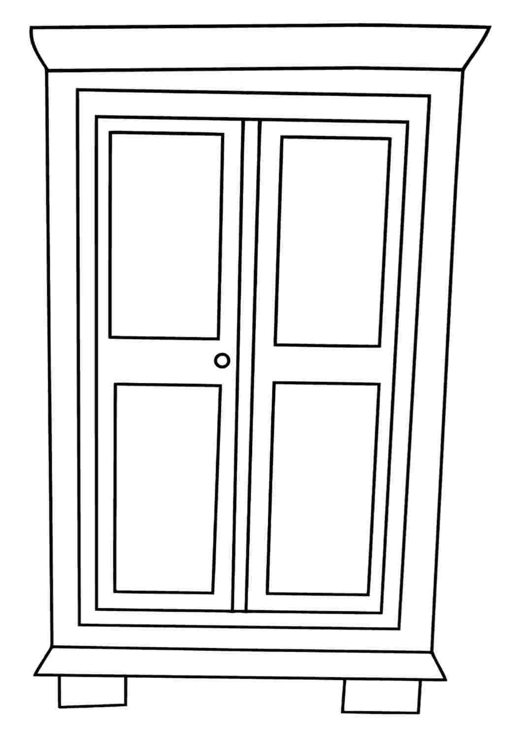 Раскраска шкафчик