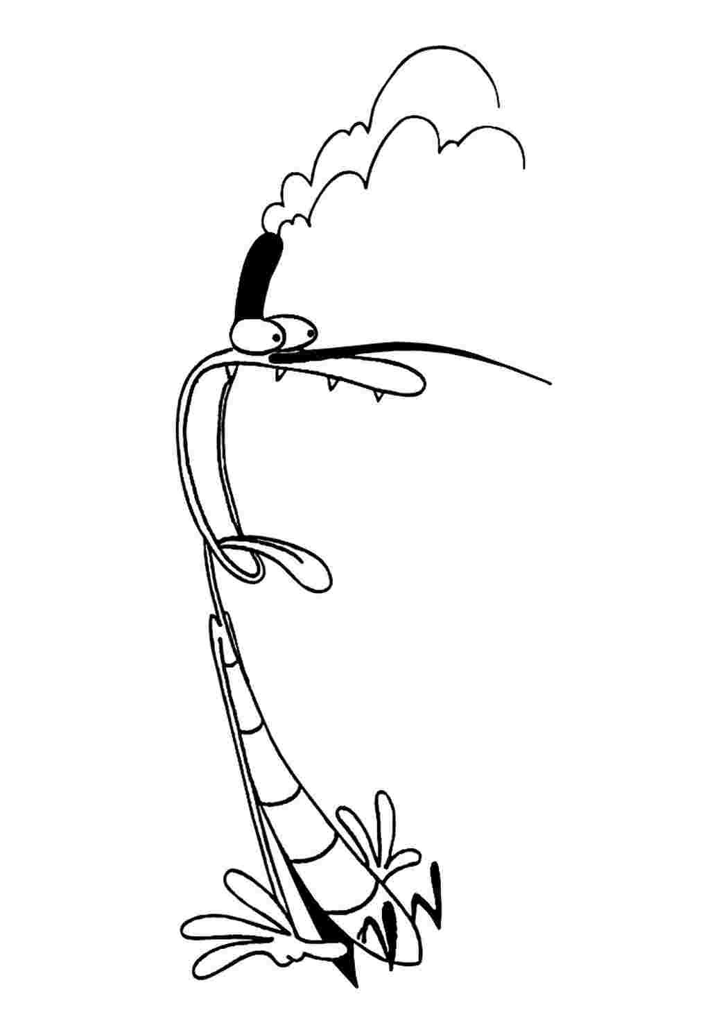 Раскраска Бармалей Чуковского