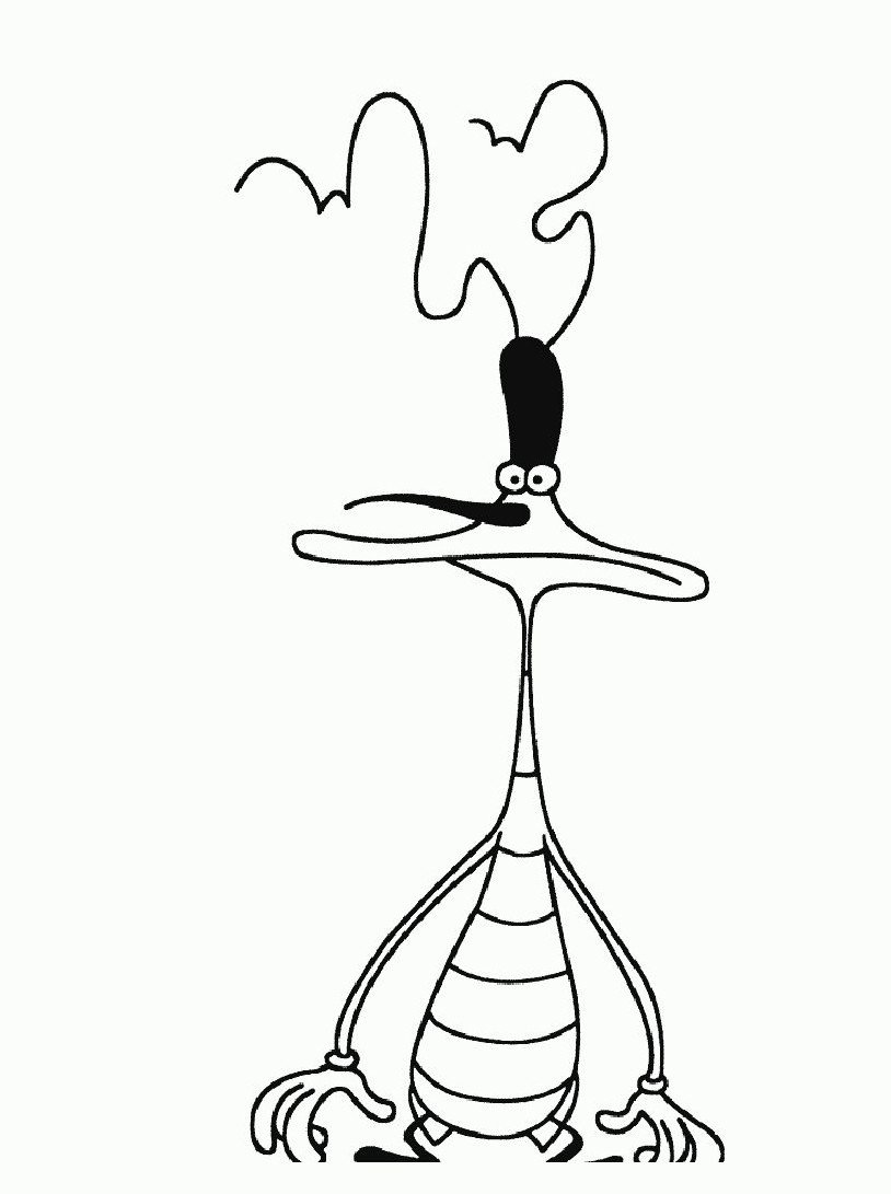 Таракан раскраска