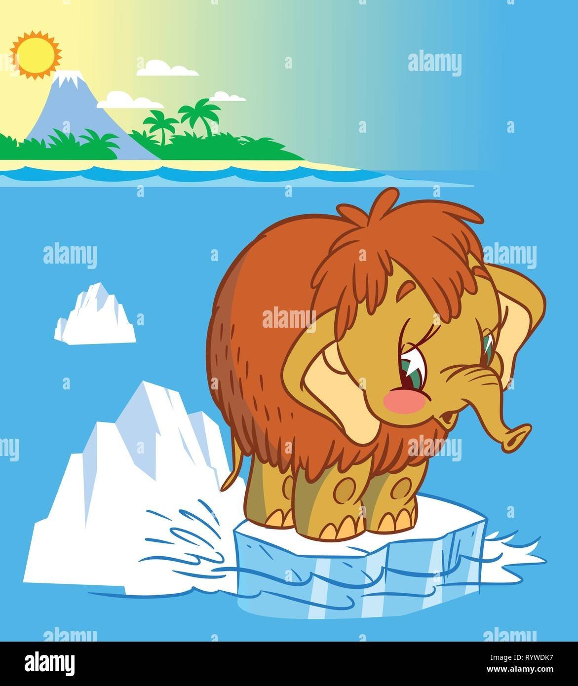 Мамонт рисунок легкий