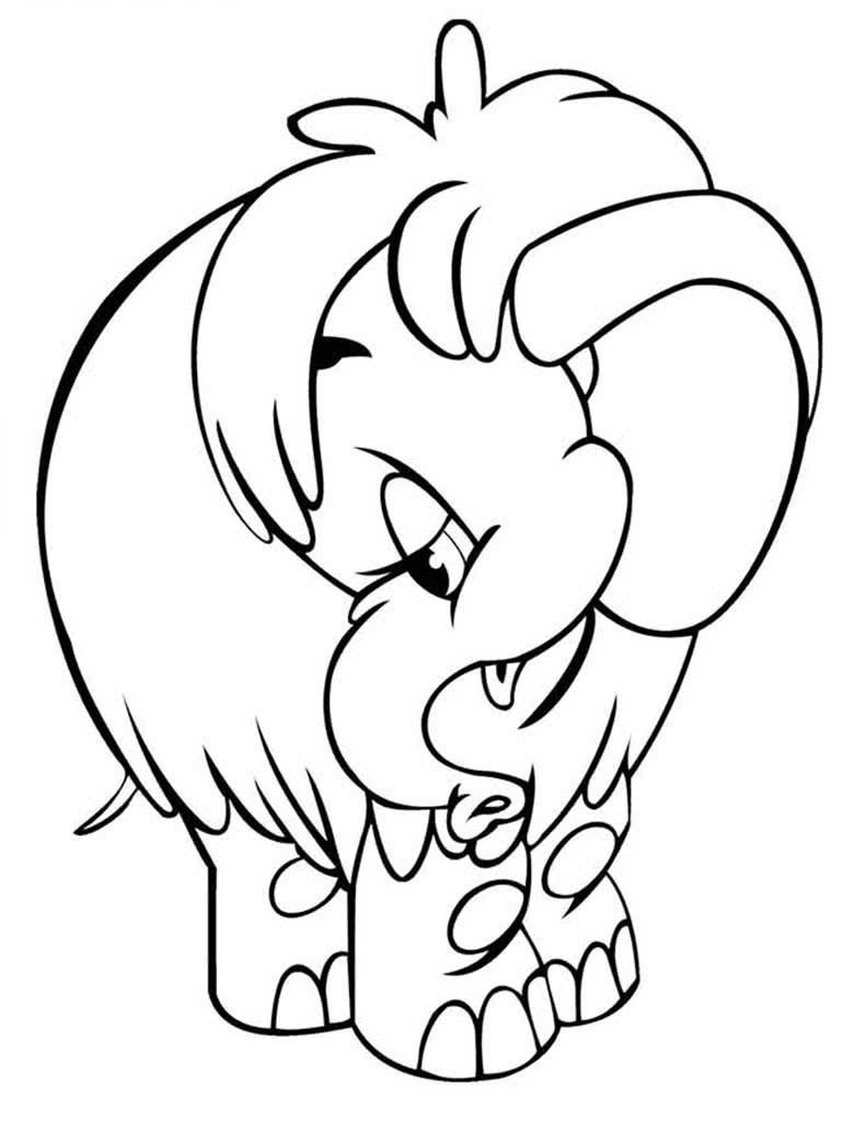 Р Киплинг Слоненок раскраска