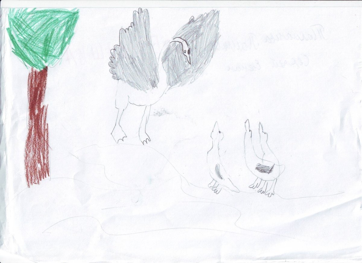 Рисунок к стихотворению зимнее утро