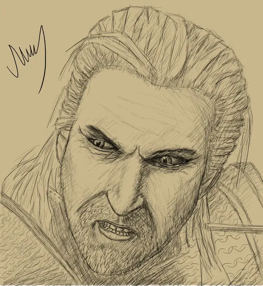 Geralt of Rivia face