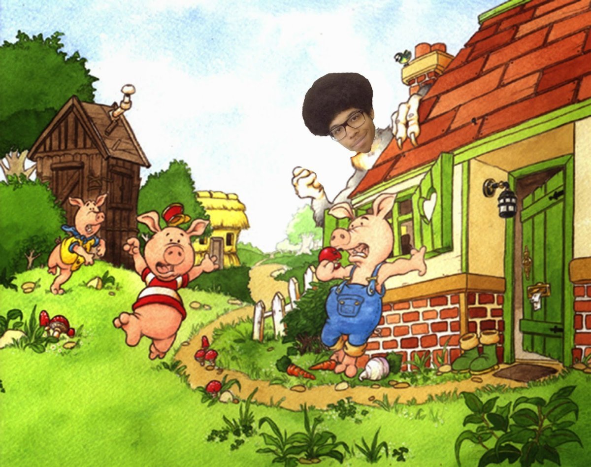 Волк и три поросенка