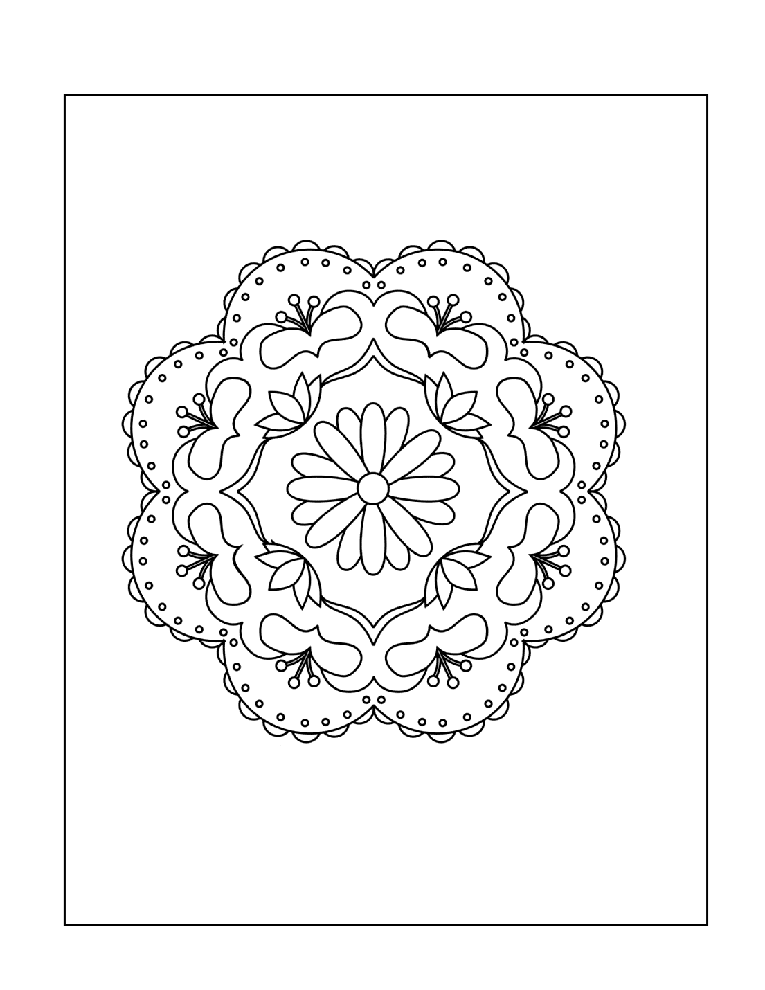 Салфетка раскраска