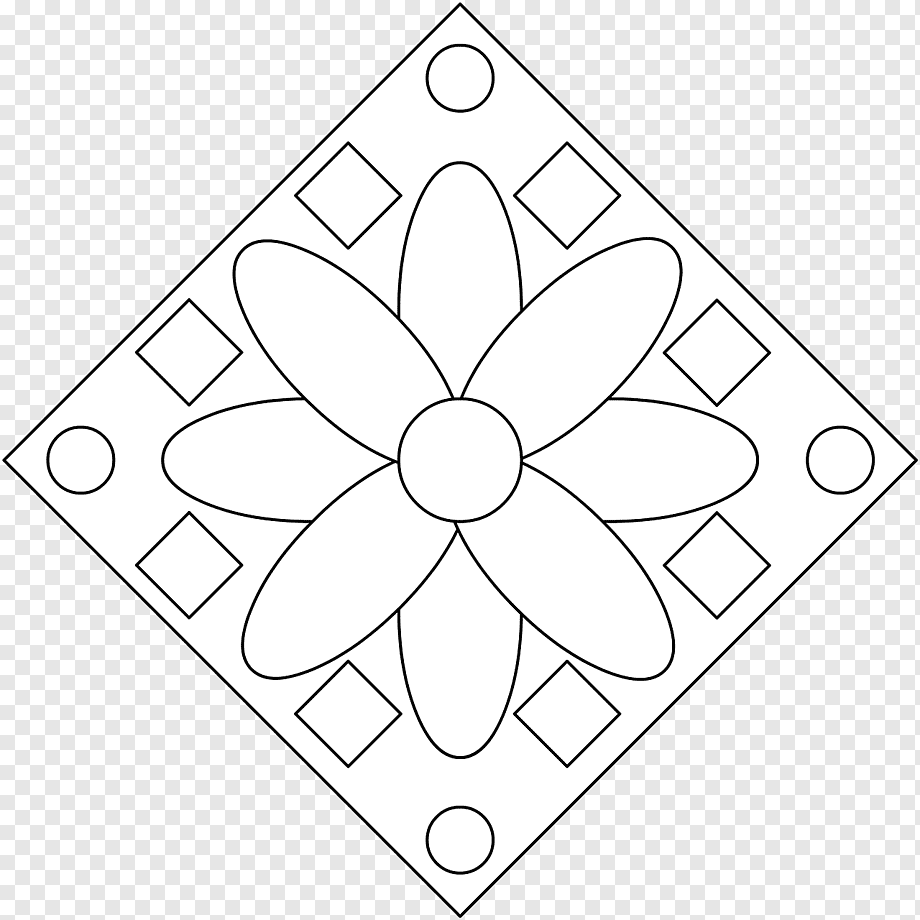 Орнамент из геометрических фигур