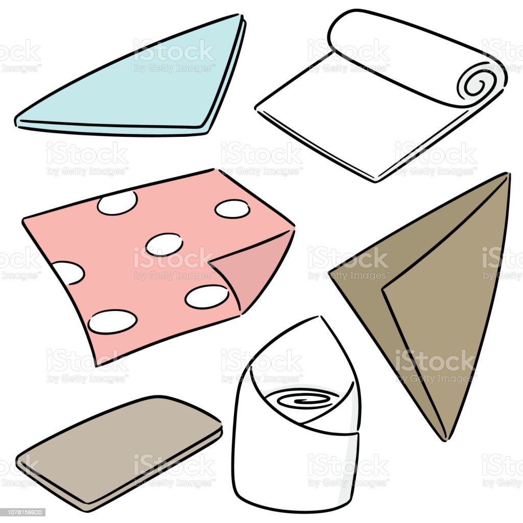 Бумажные салфетки вектор