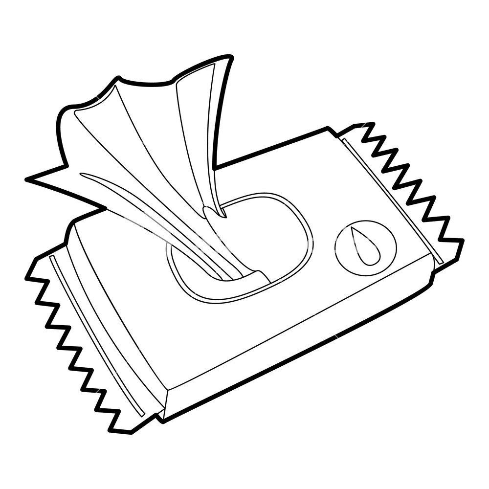 Влажные салфетки иконка