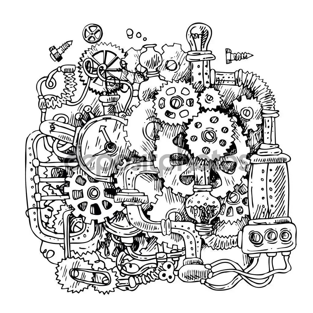 Стилизованный механизм