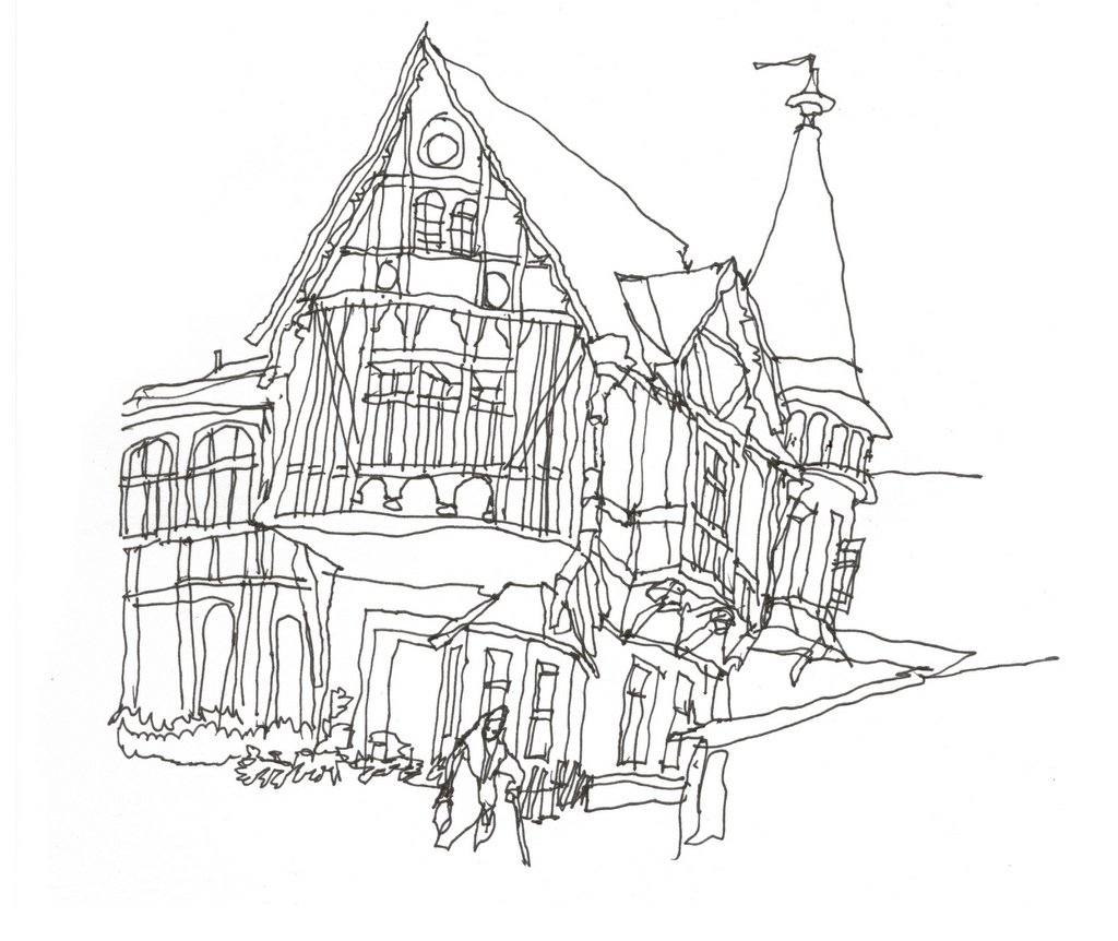 Достопримечательности Самары раскраска