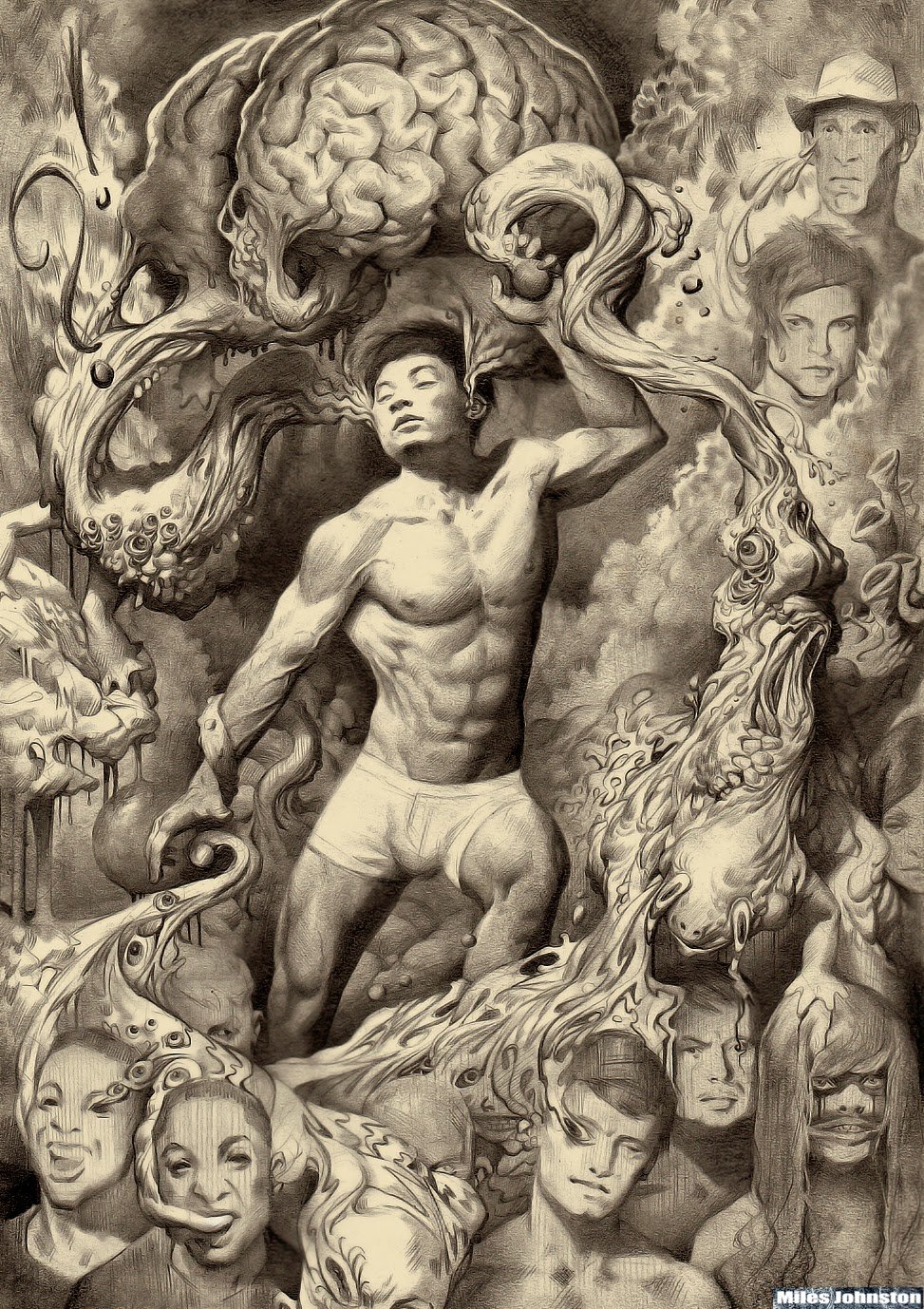 Miles Johnston художник картины