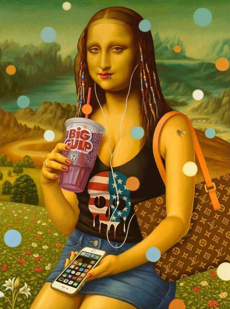 Мона Лиза современная