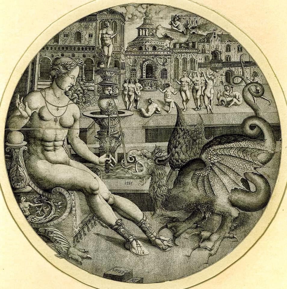 Странные средневековые Гравюры