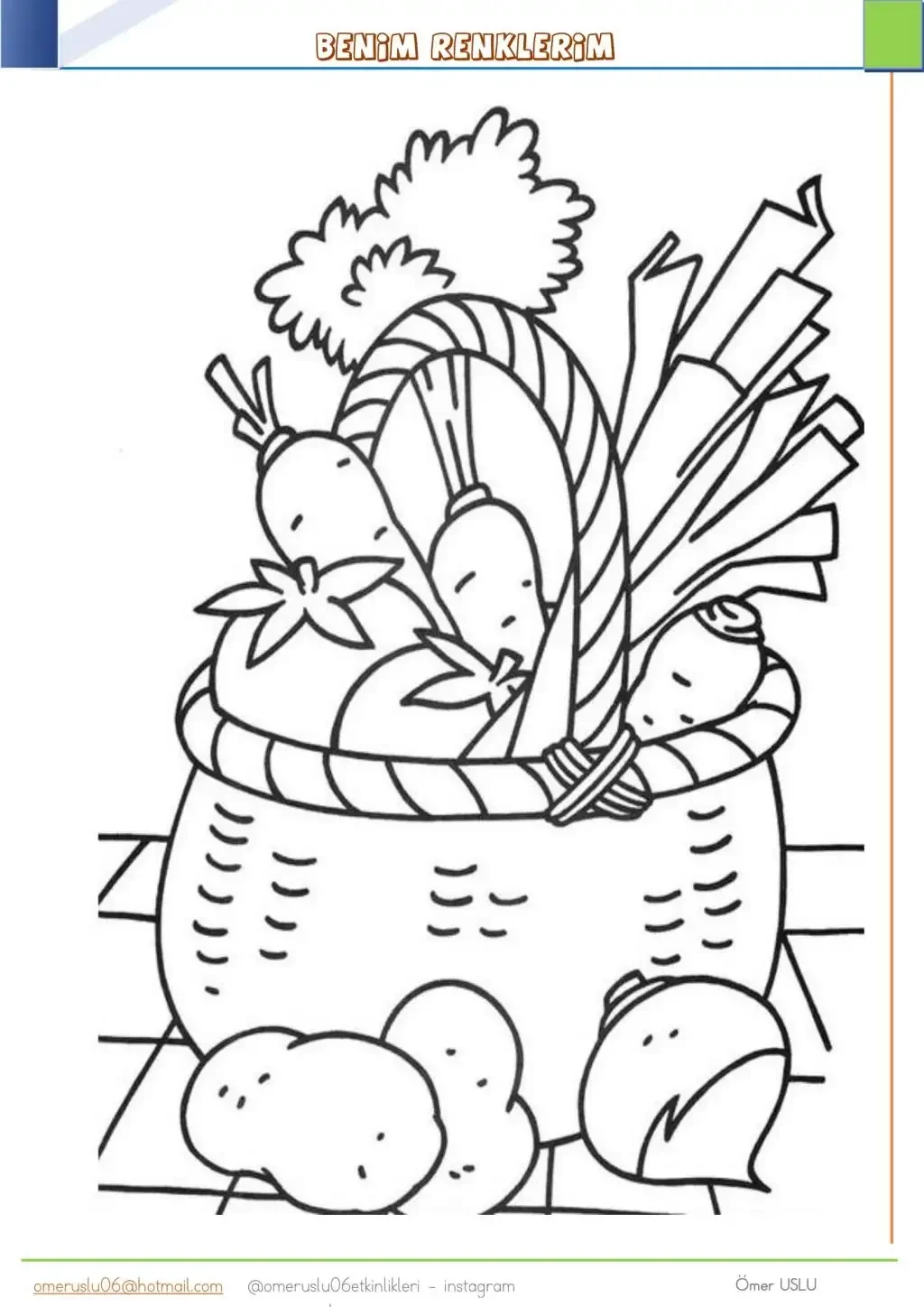 Черно белая корзина с фруктами