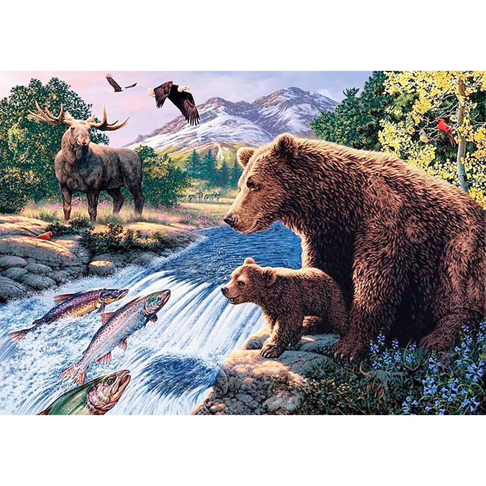 Купание медвежат Бианки