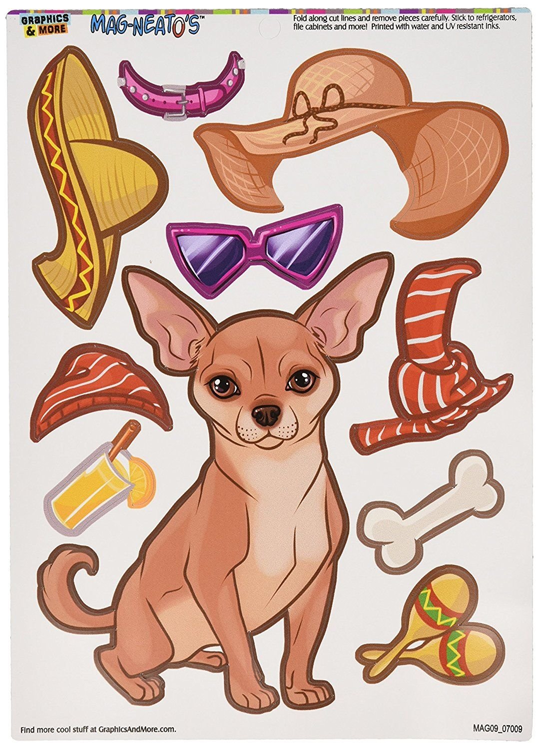 Бумажная собачка с одеждой