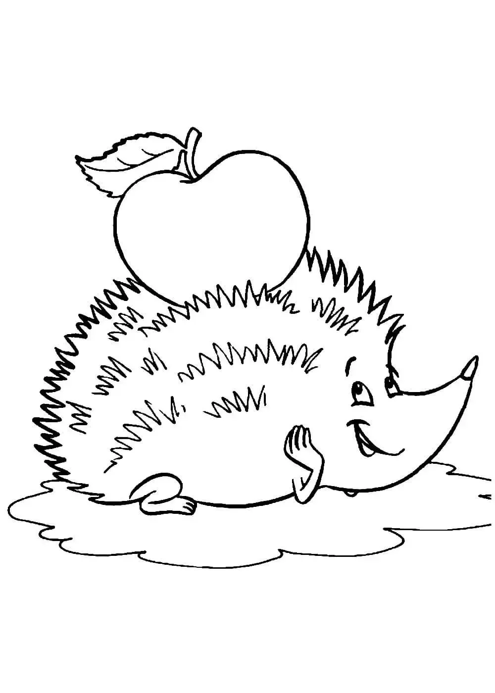 Раскраска зайчиха с зайчатами