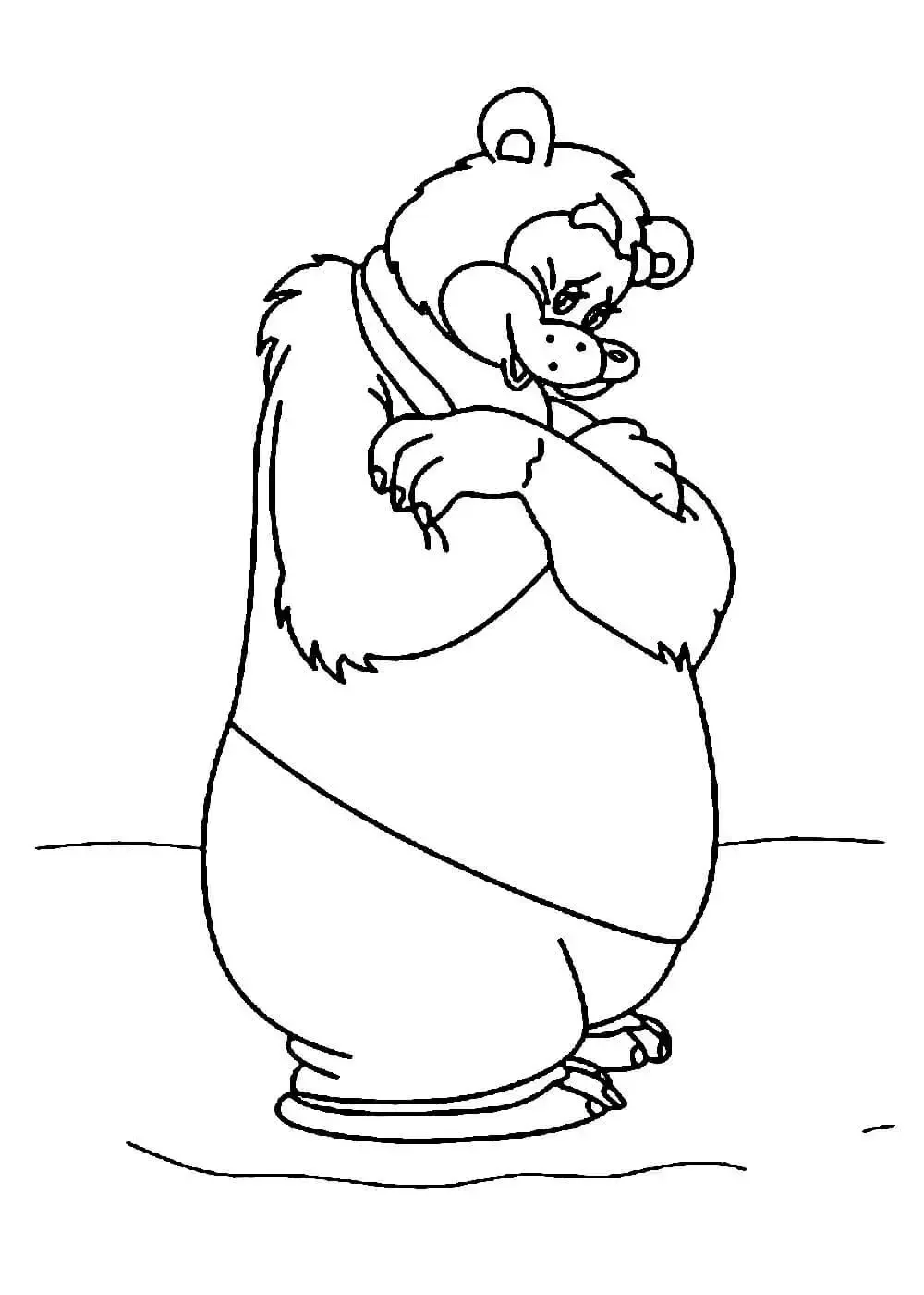 Раскраска по сказке волк и семеро козлят