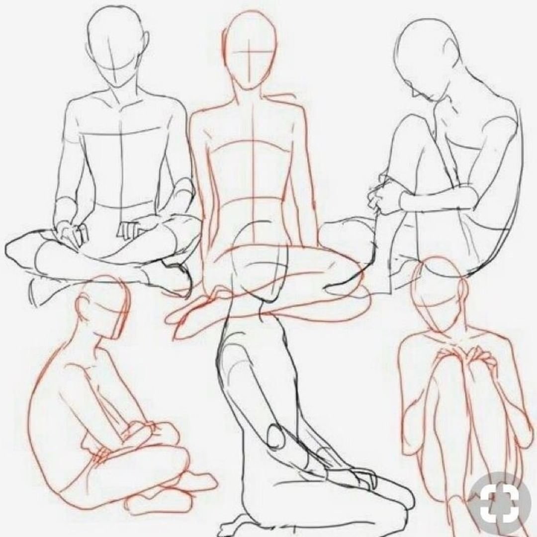 Интересные позы для рисования