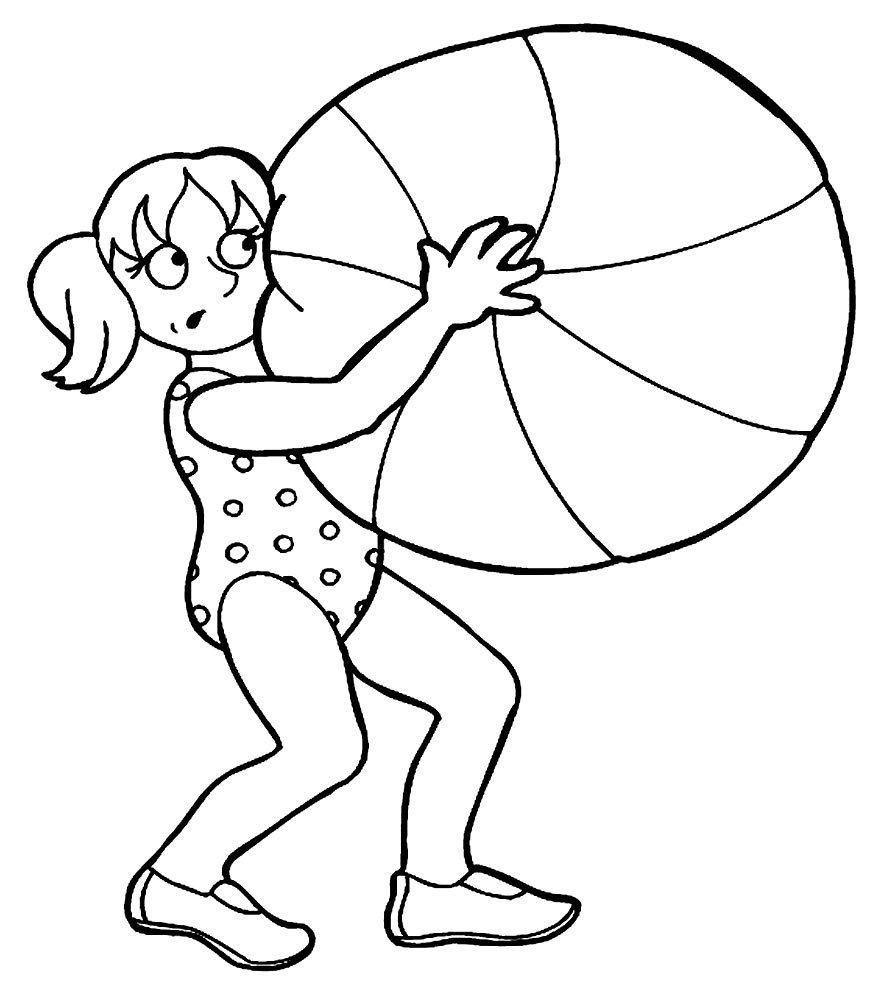 Баскетбол раскраска для детей