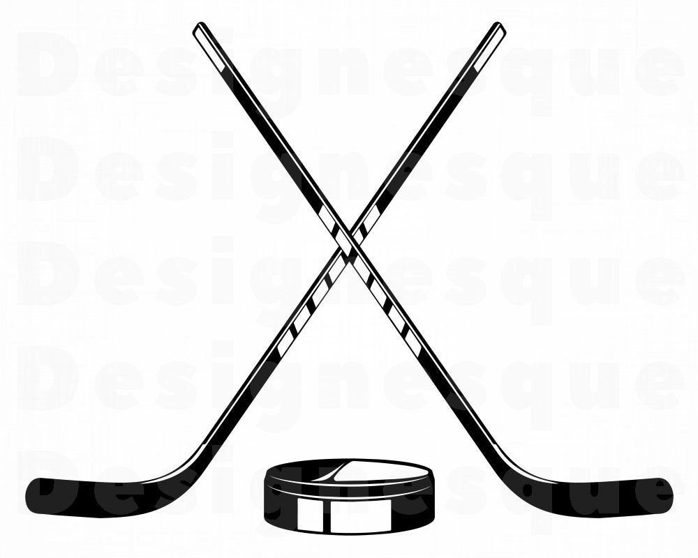 Хоккейная клюшка контур