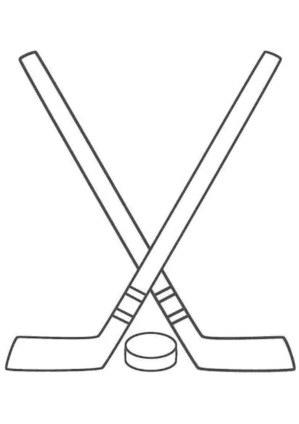 Клюшка трафарет