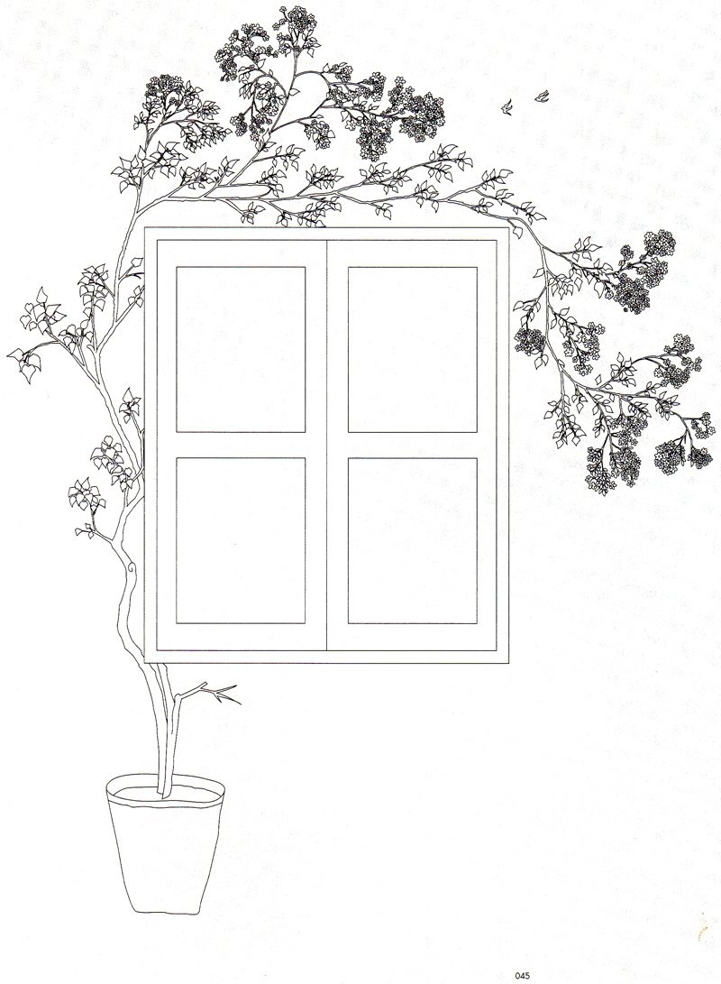 Трафареты для вырезания на окна