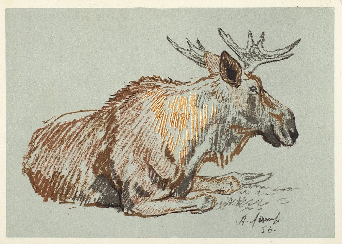 Басня волк и журавль