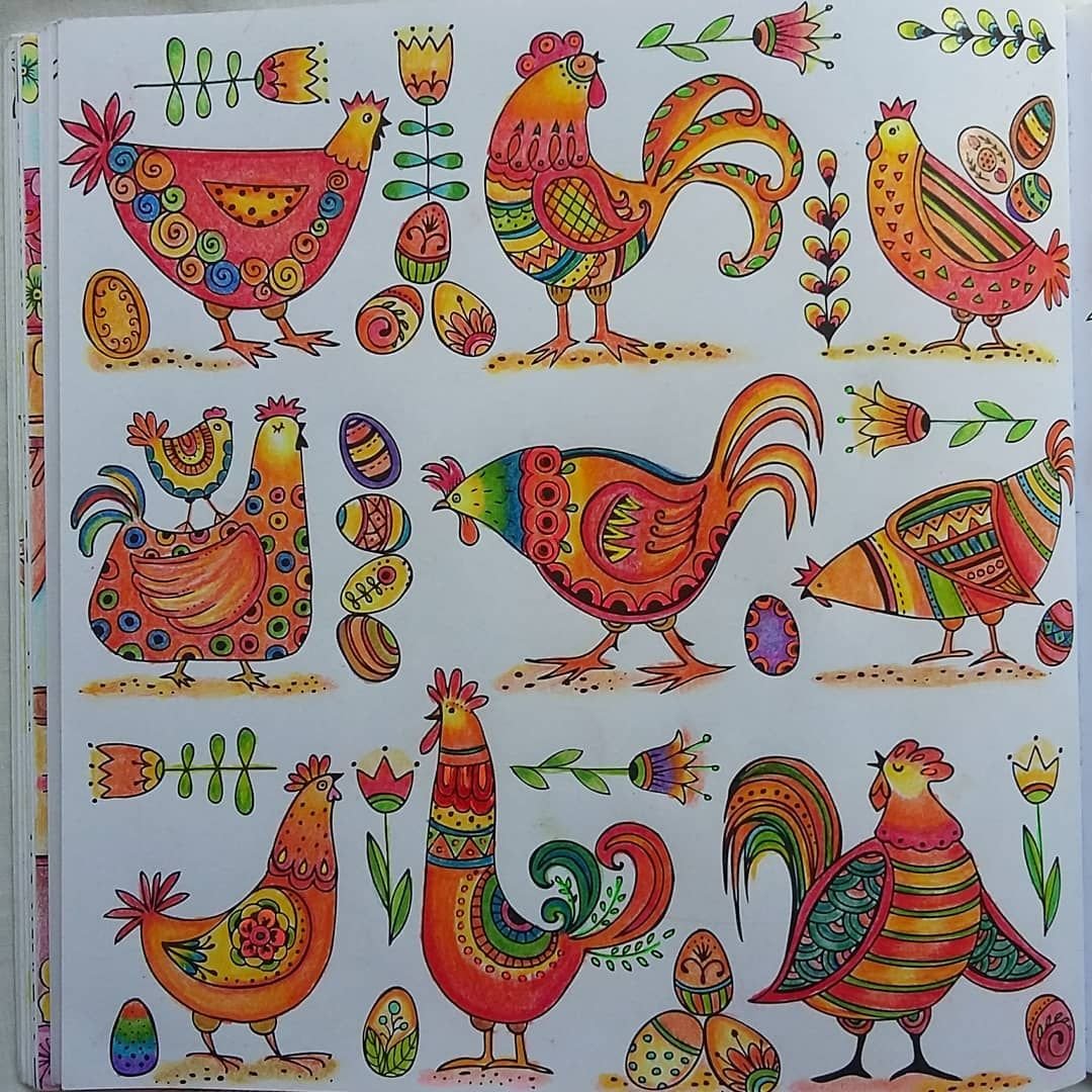 Петриковская роспись Жар птица