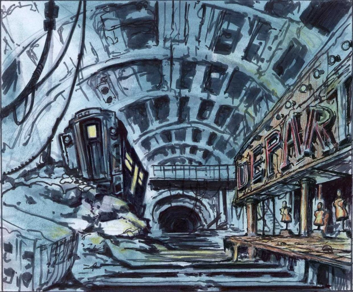 Метро 2034 концепт арт