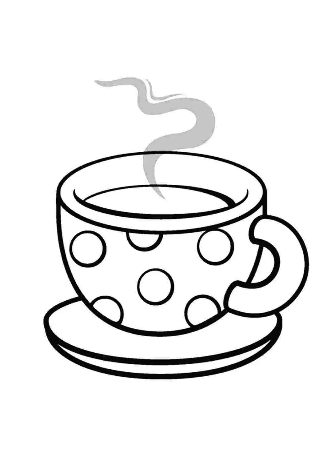 Чайник для чая раскраска