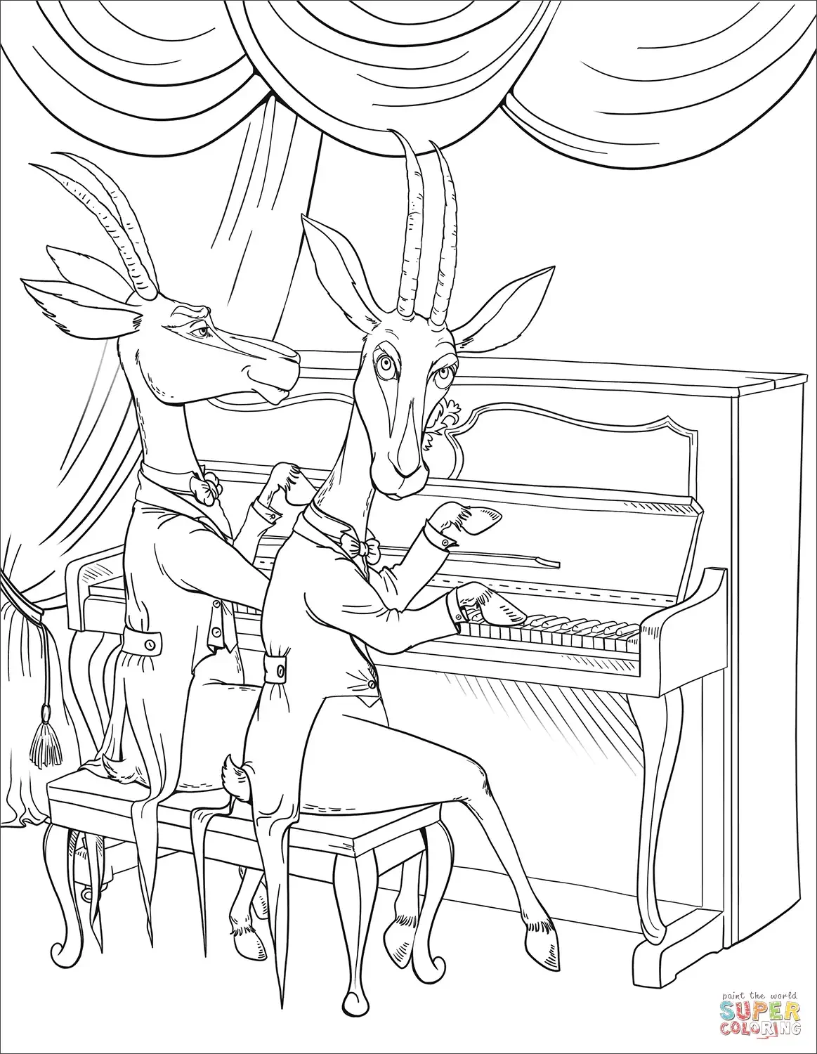 Карнавал животных антилопы