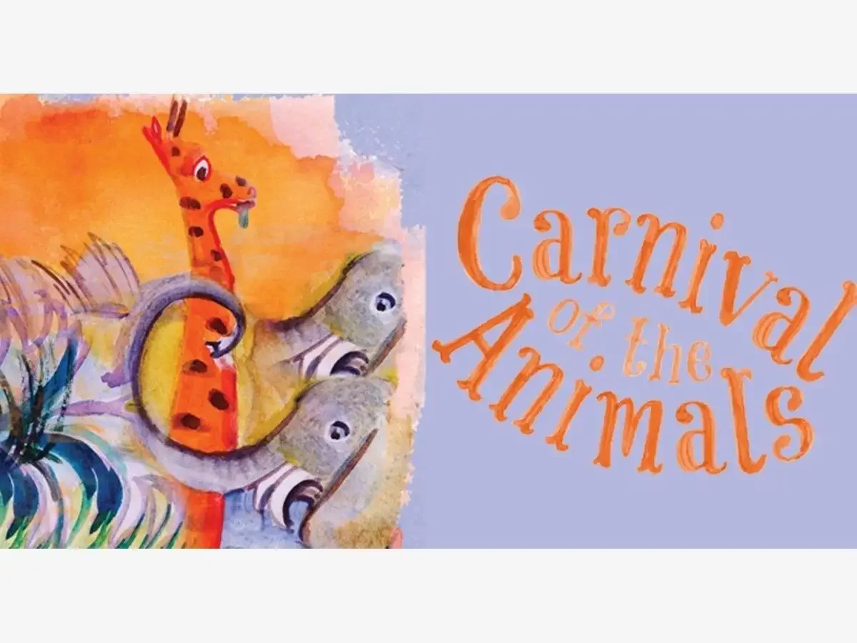 Рисунок по мотивам пьесы карнавал животных