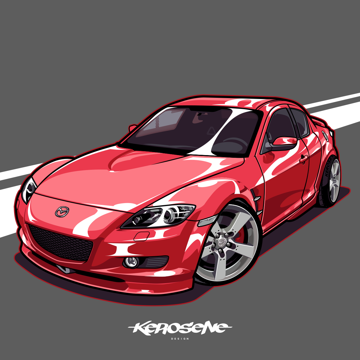 Раскраска JDM Miata