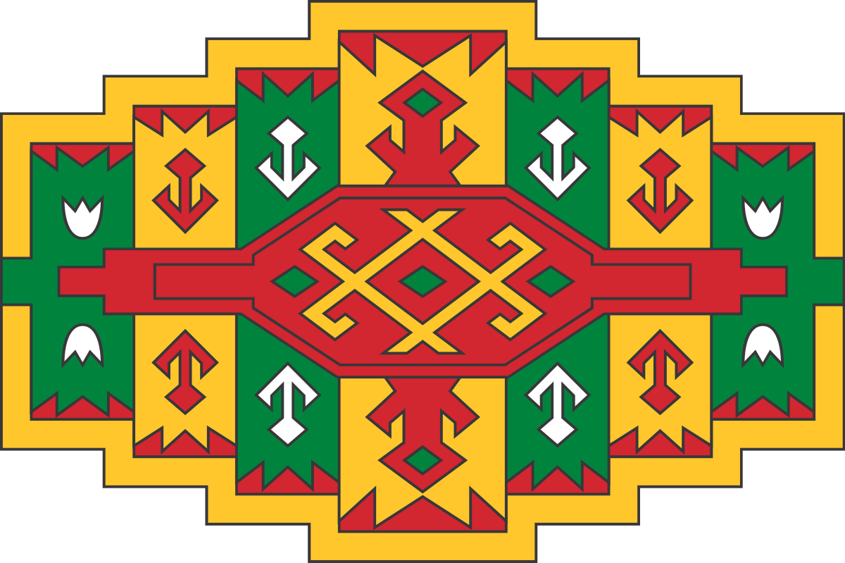 Туркменский узор национальный