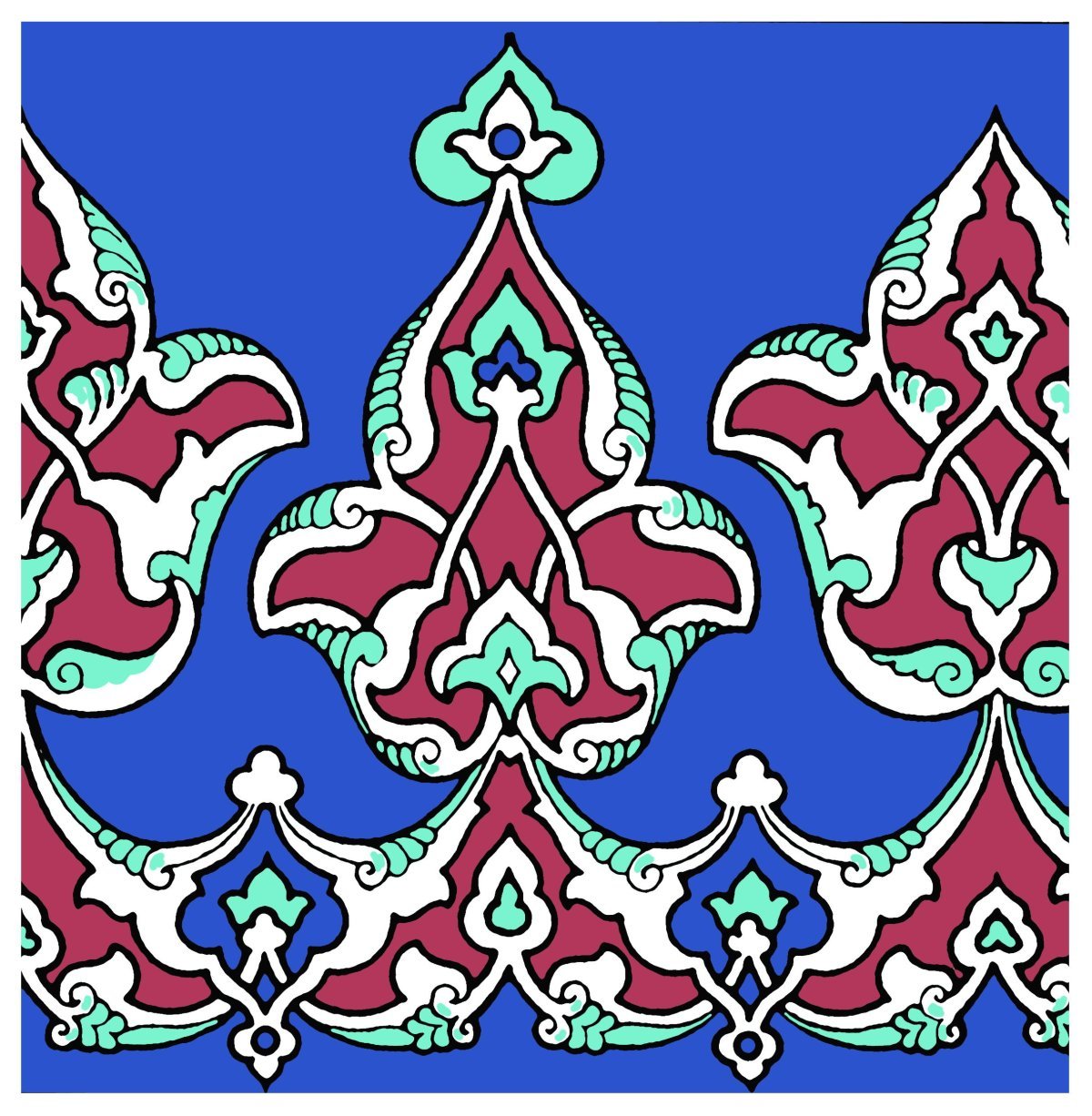 Туркменская живопись коня