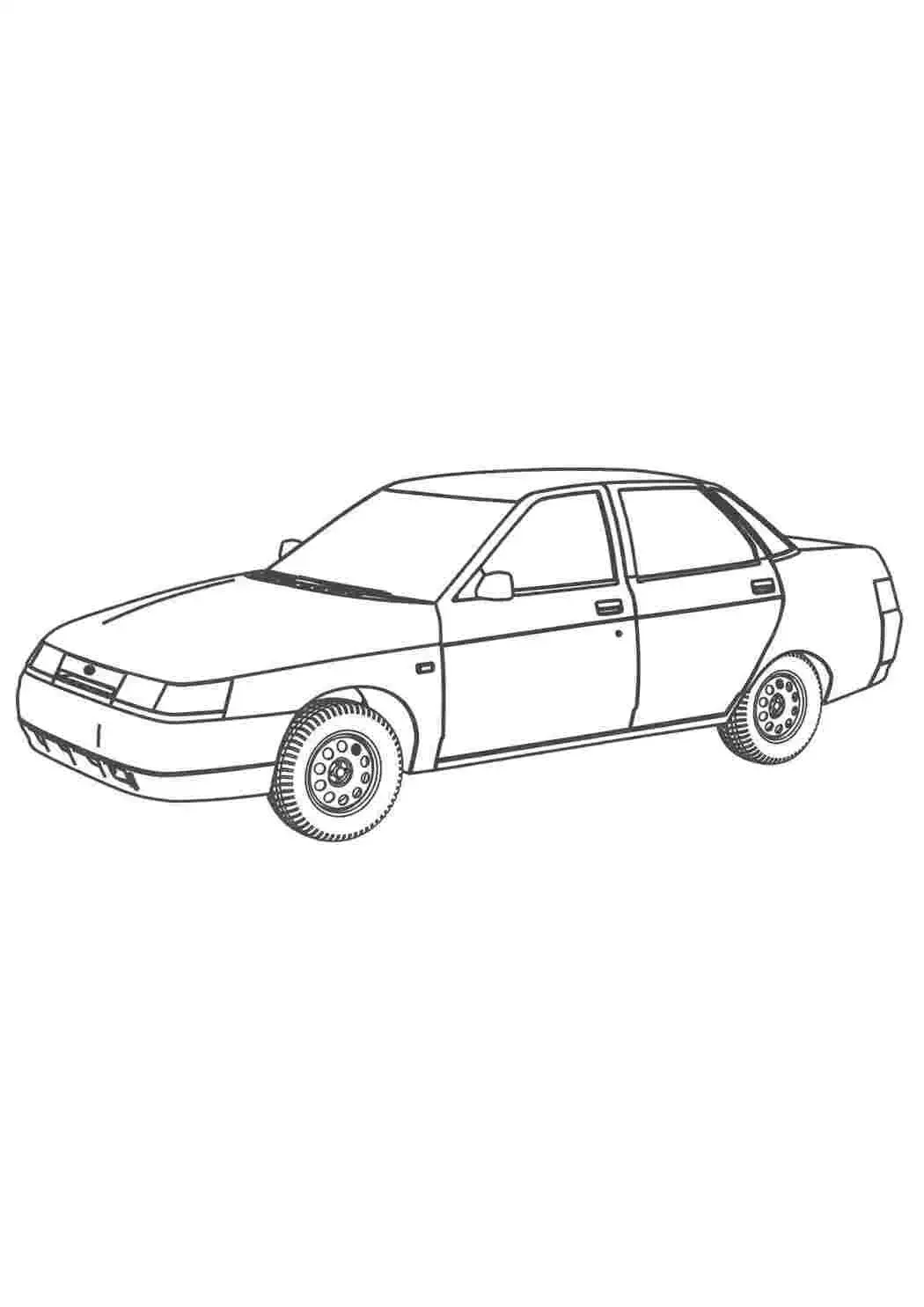 Разукрашки ВАЗ 2110 машина