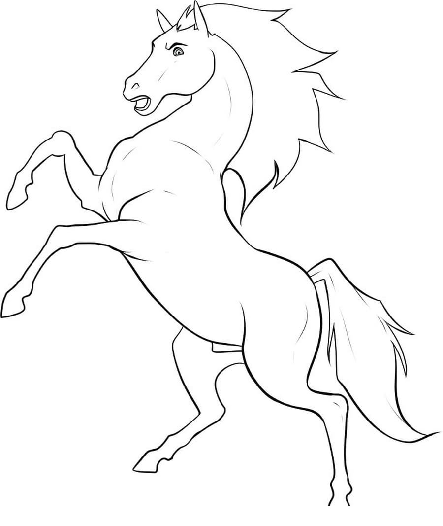 Раскраски спирит душа прерий 2